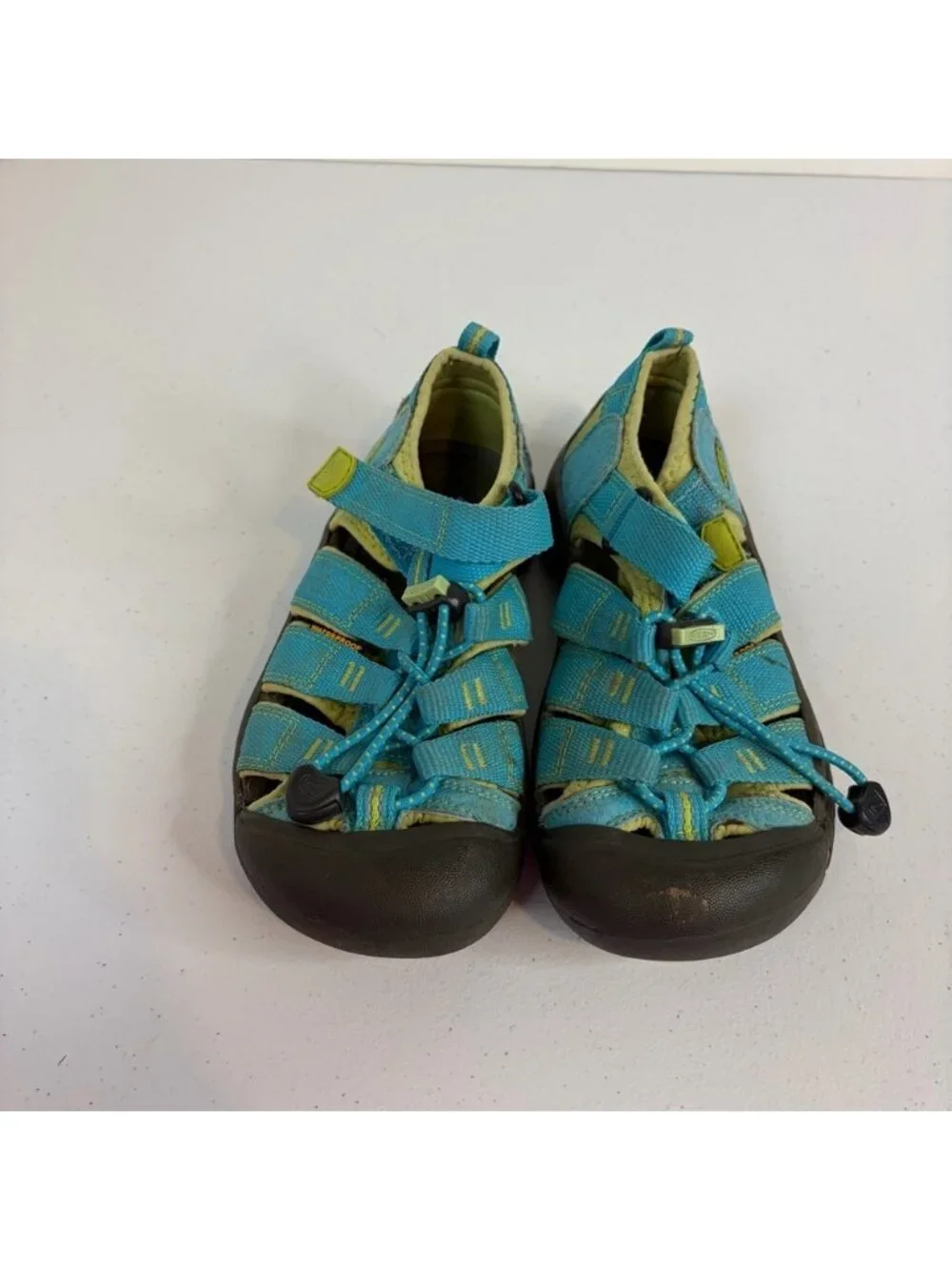 Keen Newport H2 Sandals Shoes Kid size 1 Outdoor Nature Shoe Teal Blue beach